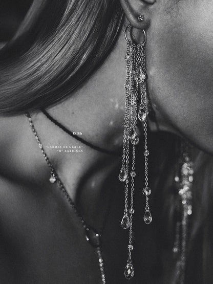 "DUO DE LARMES" EARRINGS VERMEIL