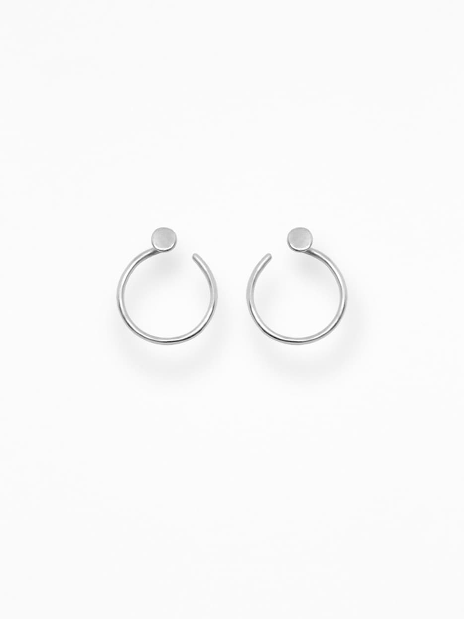 "EASY" EAR SET SILVER