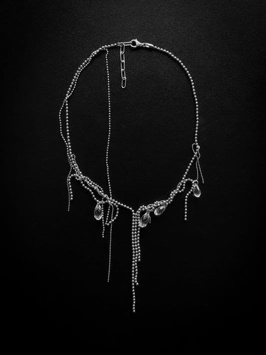 "ATTACHE" NECKLACE SILVER