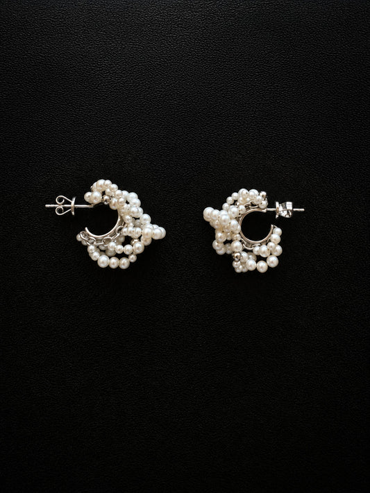 "NOUE" EARRINGS SILVER