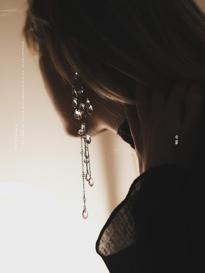"NU" EAR SET SILVER