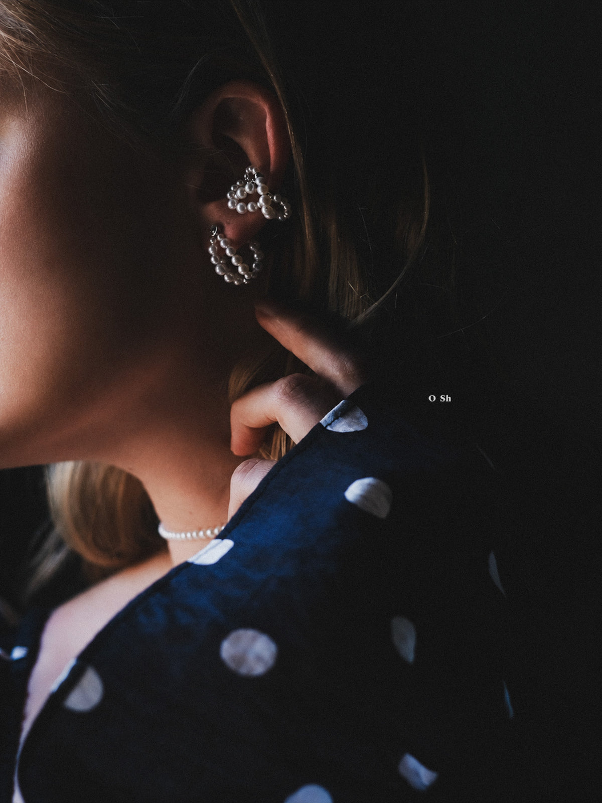 "TULLEE" EAR SET SILVER