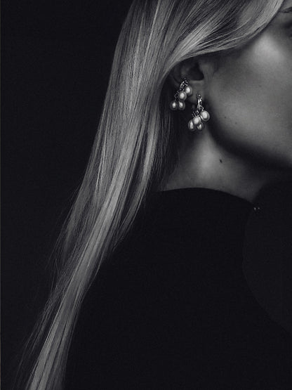 "PSHELL" EAR SET VERMEIL