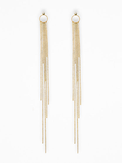 "RAIN" EAR SET VERMEIL