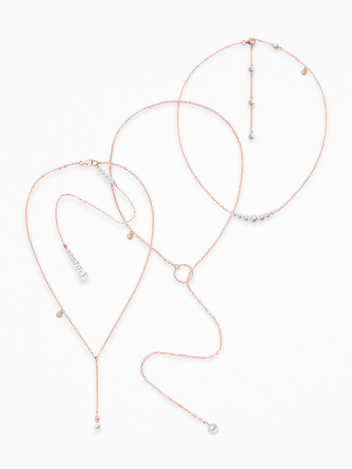 "SUIT NECK" SET VERMEIL