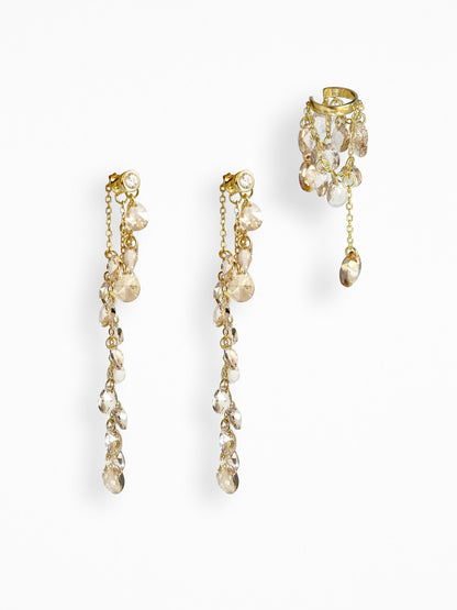 "CHAMPAGNE DUST" LIMITED EAR SET VERMEIL