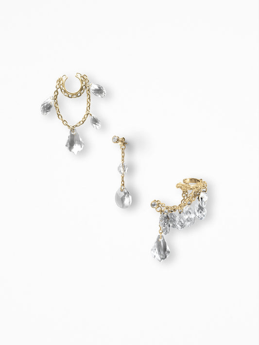 "STUNN" EAR SET VERMEIL