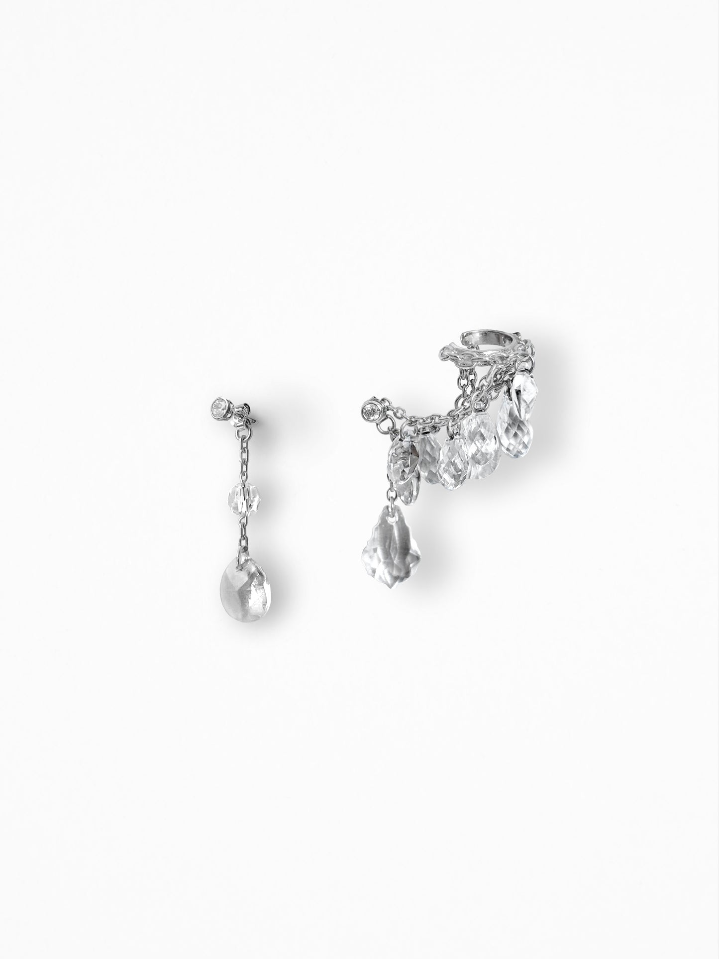 "STUNN" EARRINGS SILVER