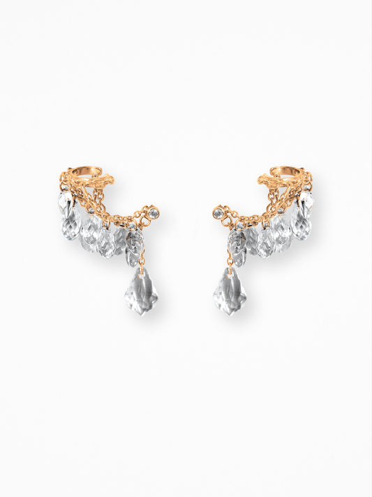 "STUNN" EARRINGS ROSE-GOLD VERMEIL