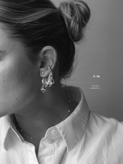 "STUNN x TEAA" EAR SET SILVER