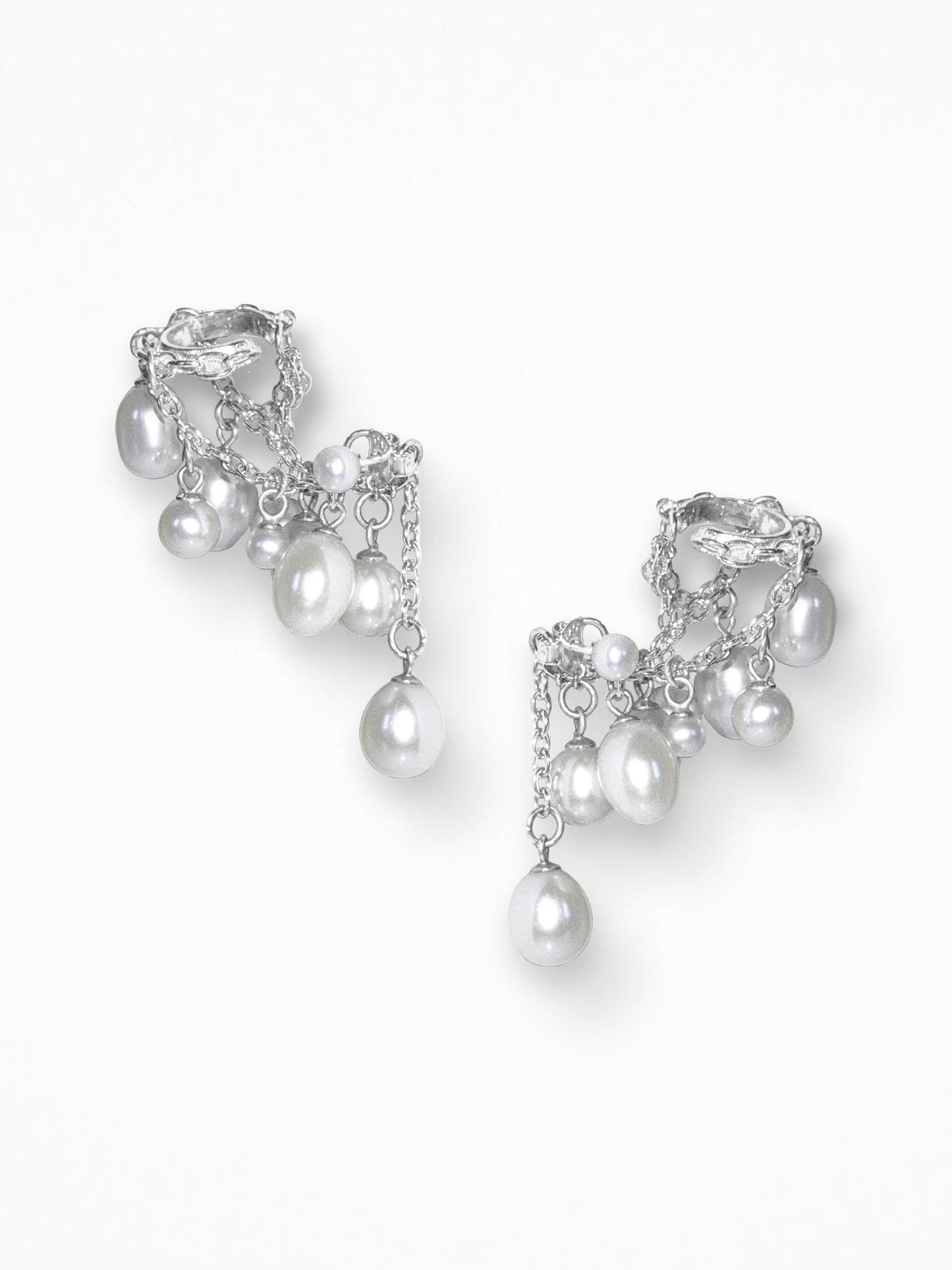 "TEAA" EARRINGS SILVER