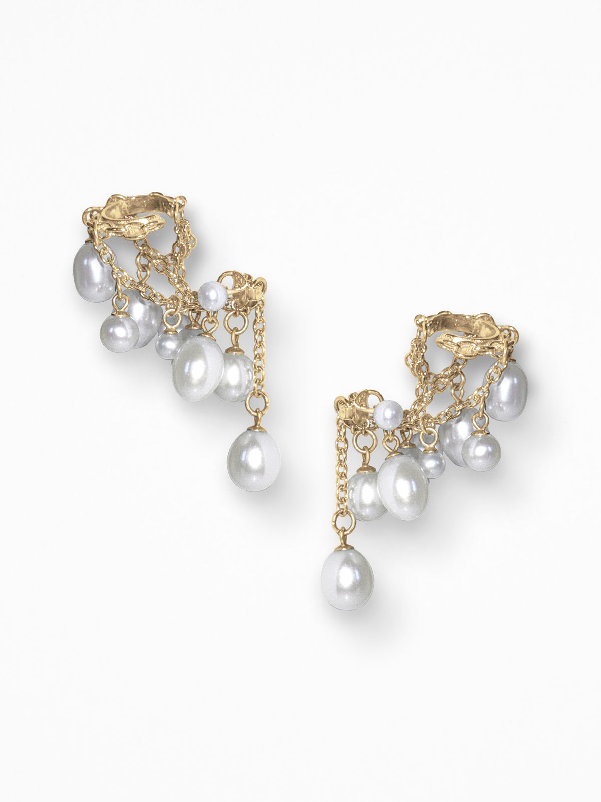 "TEAA" EARRINGS VERMEIL
