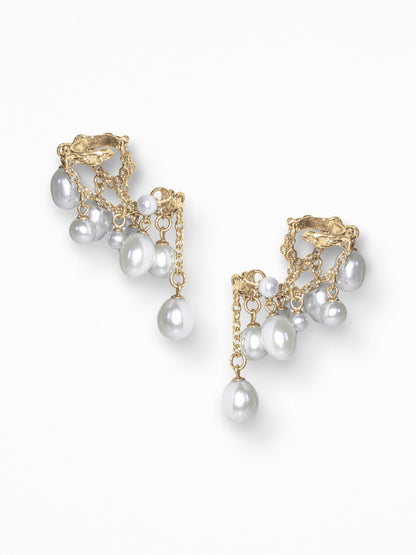 "TEAA" EARRINGS VERMEIL
