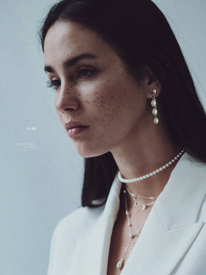 "TEAA" EARRINGS SILVER