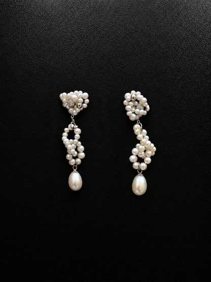 "TWINE" EAR SET SILVER