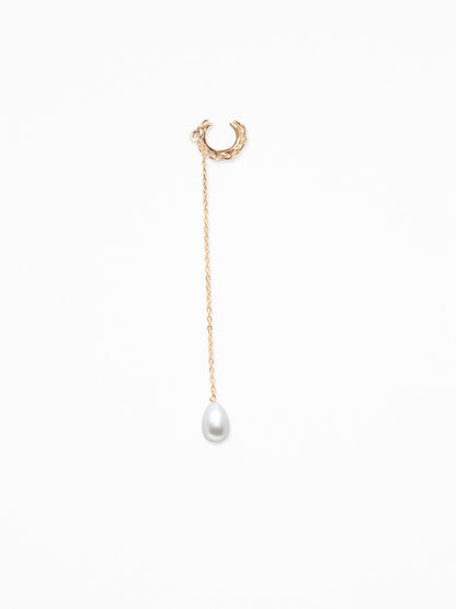 CHANGE-PENDANT EAR CUFF VERMEIL