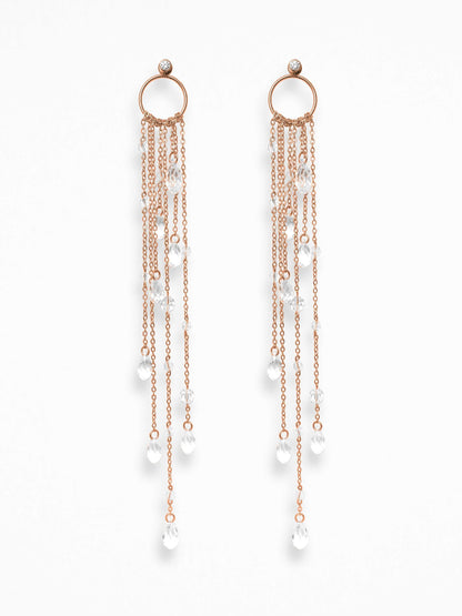 "LARMES DE GLACE" O-EARRINGS VERMEIL