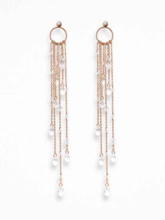 "LARMES DE GLACE" O-EARRINGS VERMEIL